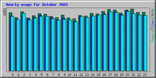 Hourly usage for October 2022